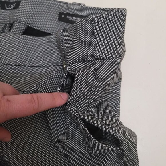 LOFT Marisa Trouser Dress Pants Gray Womens Size 14 Pockets Professional - Picture 4 of 10